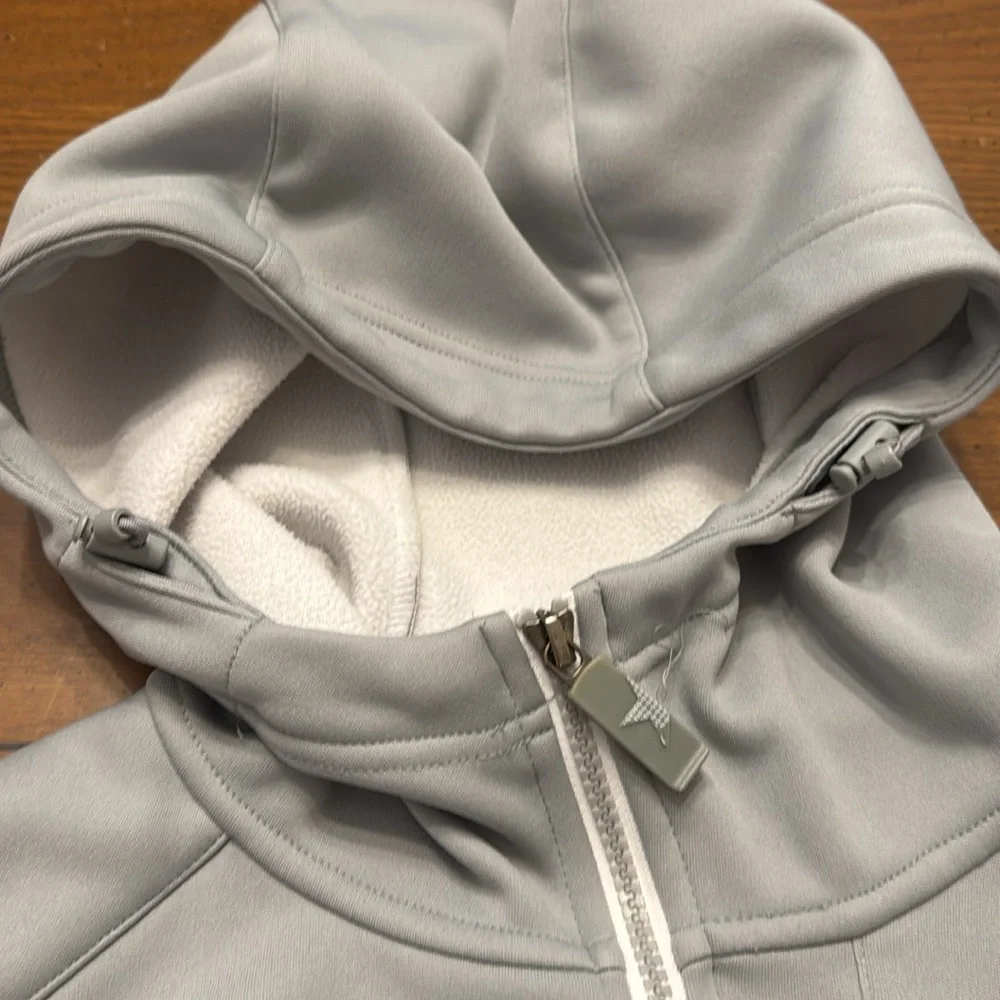 Sims Ultimate Equipment Full Zip Hoodie Jacket Size Large Fleece Lined Gray
